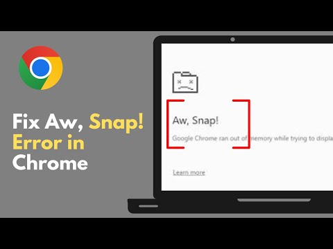 How To Fix “Aw, Snap!” Error on Google Chrome (2026) | Page Crash Fix
