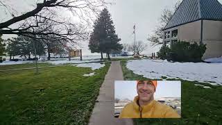 First snow I have seen in 15 years at Colorado Rest Stop | Columbia Coat