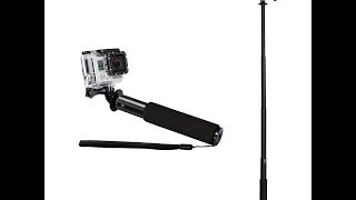 Selfie Stickgopro Pole First Test Run Action Cam Hd & Hx60V