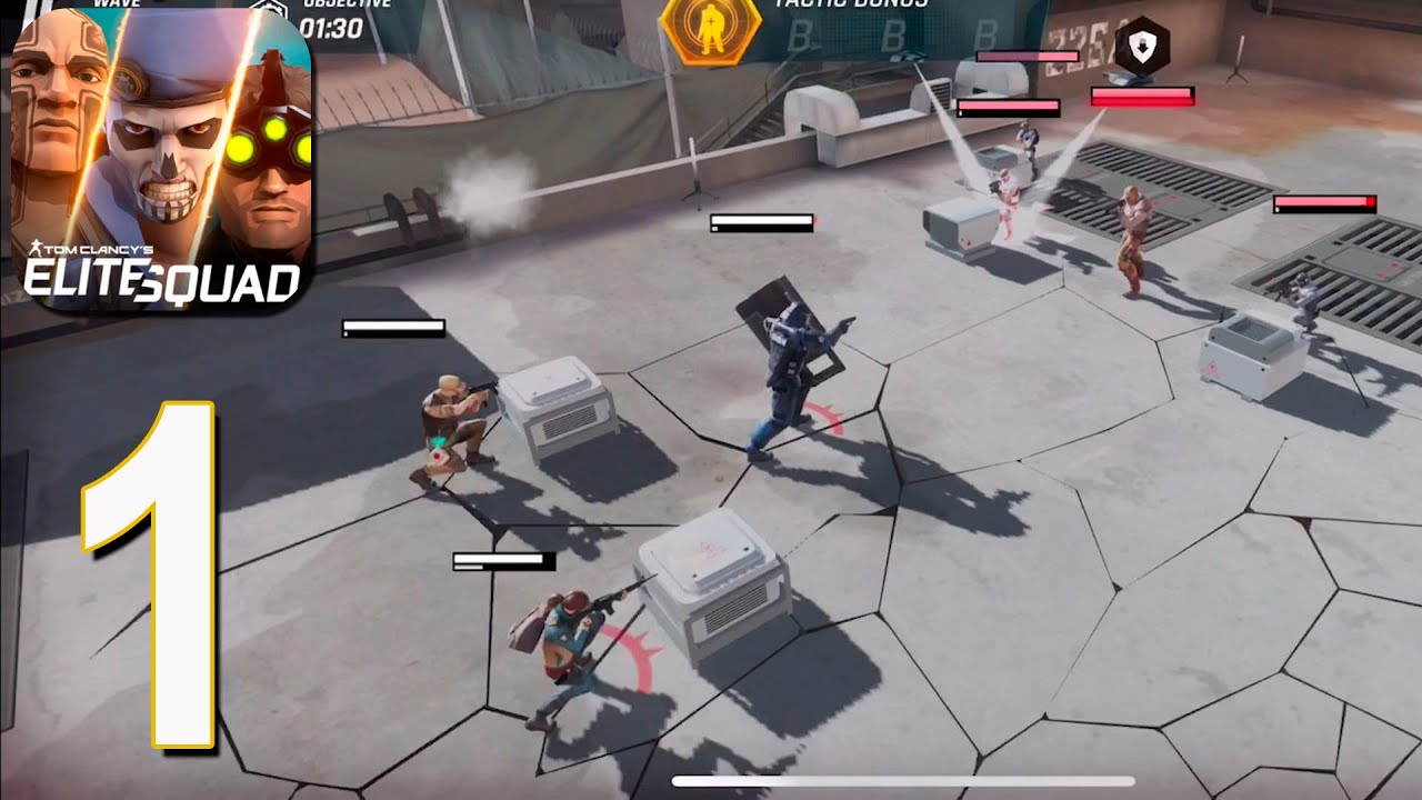 Tom Clancy's Elite Squad  - Gameplay Walkthrough Part 1(iOS, Android)