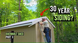 How to Install Shed Siding & Sheathing for 30+ Years House Wrap, LP SmartSide, Roof Deck