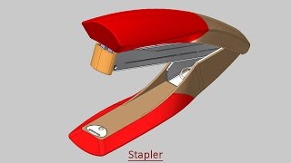 Stapler (Volume-2) Video Tutorial -- Autodesk Inventor