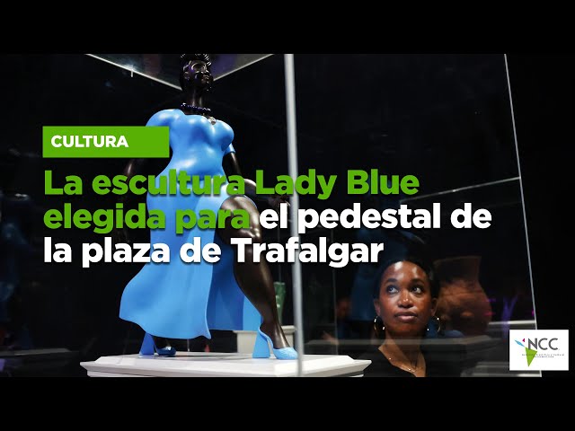 La escultura Lady Blue elegida para el pedestal de la plaza de Trafalgar
