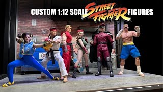 Custom 1/12 Scale STREET FIGHTER Action Figures