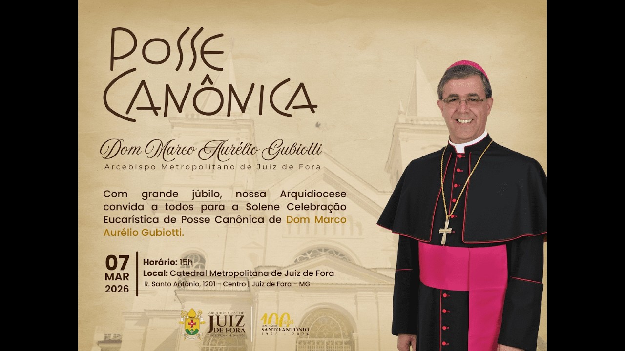Posse canônica de Dom Marco Aurélio Gubiotti  Catedral JF
