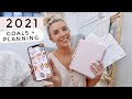 2021 GOALS + PLANS /How I Plan For The Year/ HOW TO ACTUALLY ACHIEVE YOUR GOALS!