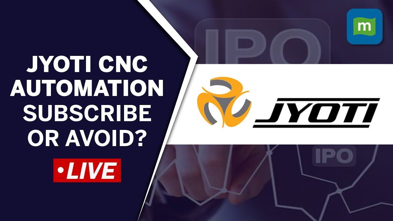 LIVE: Jyoti CNC Automation Aims To Debt Free by 2025 | IPO Watch - YouTube