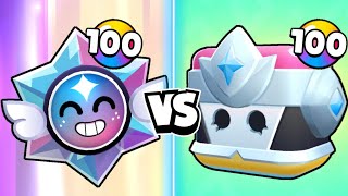 SIFIR HESAPTA 100 NOVA STARR HEDİYESİ VS 100 NOVA KUTUSU AÇTIM !! BRAWL STARS