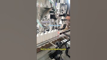 Servo Piston Filling Machine | For Viscous Products