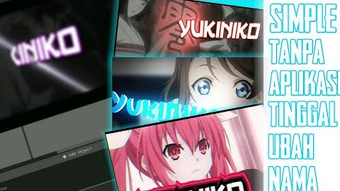 Cara membuat intro 2D/3D tanpa aplikasi | cara membuat intro anime simple