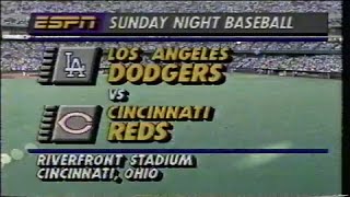 1990 MLB: Dodgers at Reds 6/24/1990