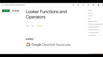 Looker functions and Operators || GSP857