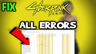 Cyberpunk 2077  – How to Fix All Errors – Complete Tutorial