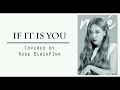 IF IT IS YOU (너였다면) cover by ROSE BLACKPINK [Easy Lyrics] || SUB INDO