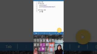 Program python Menerapkan Materi Percabangan || Indri yani