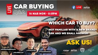 Weekly LIVE Car Buying Q&A | Evomalaysia.com (16/3/2026)