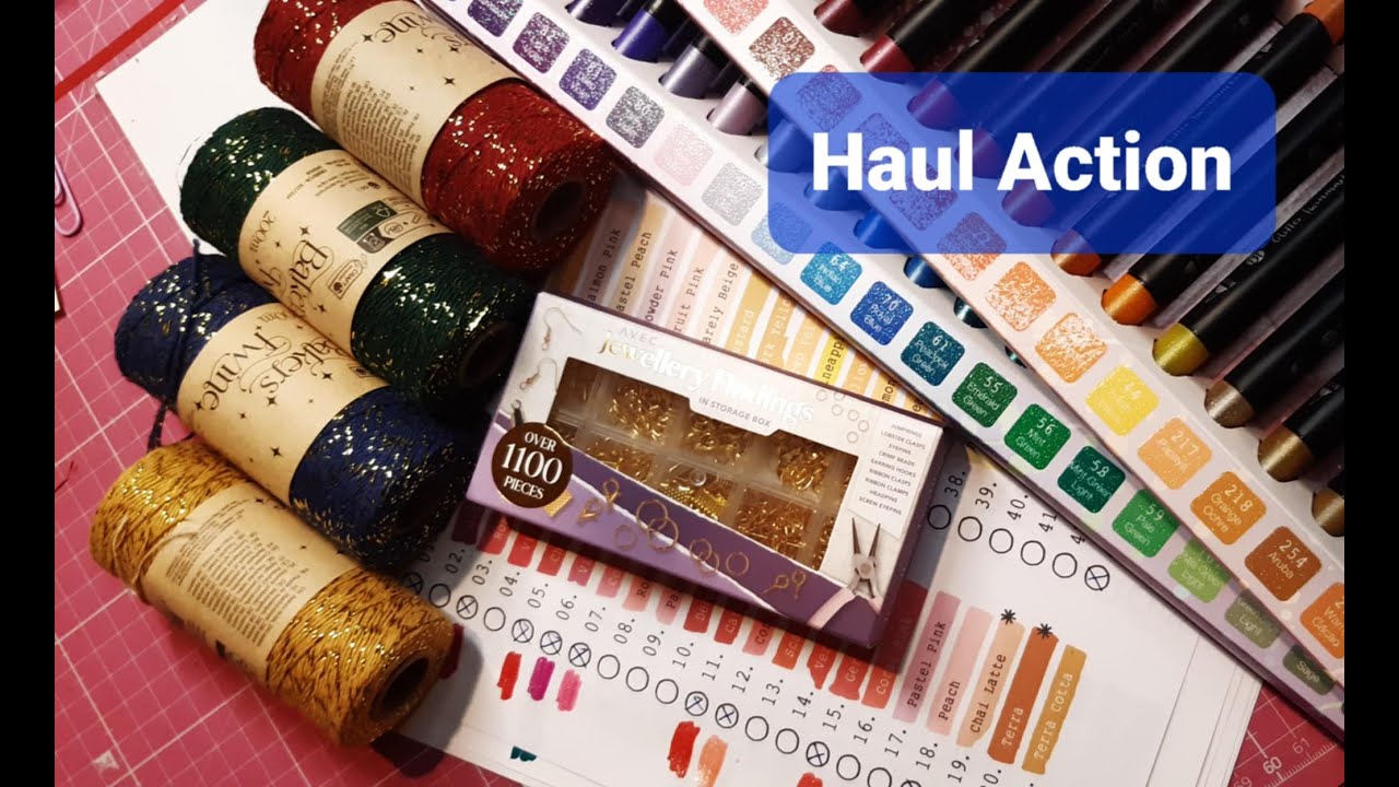 Haul Action et test glitter twinmarkers du 09 12 2025 .