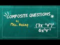 Algebra 1 | Composite Questions (Integer Exponents)