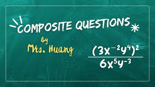 Algebra 1 | Composite Questions (Integer Exponents)