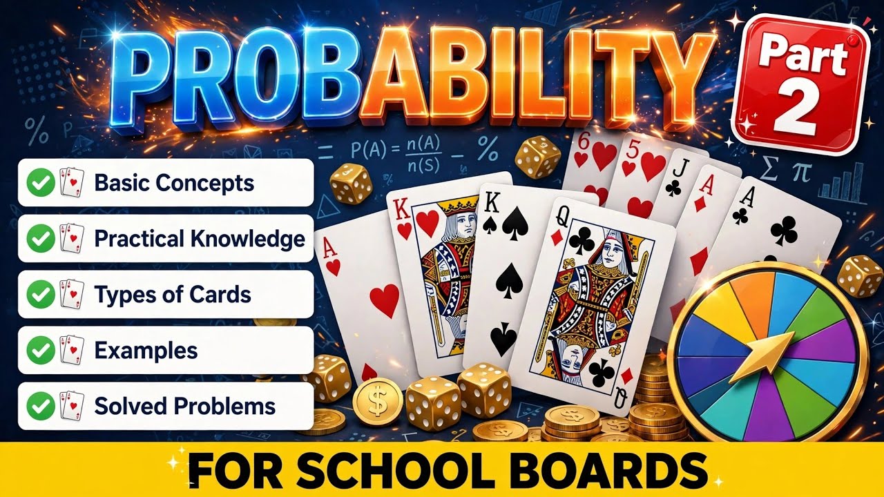 Probability | Class 10 | Part 2 | Exercise | Examples - YouTube