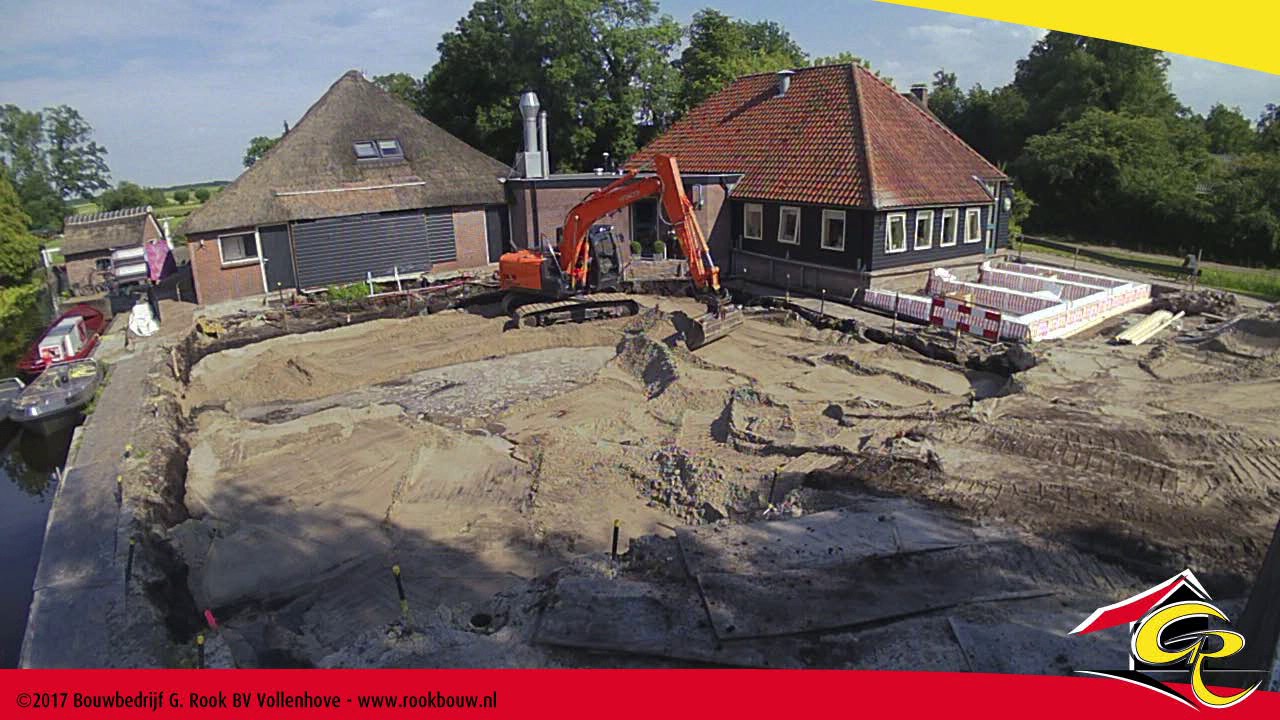 Afzinkkelder Smit Giethoorn (Timelapse tm 03-08-2017)