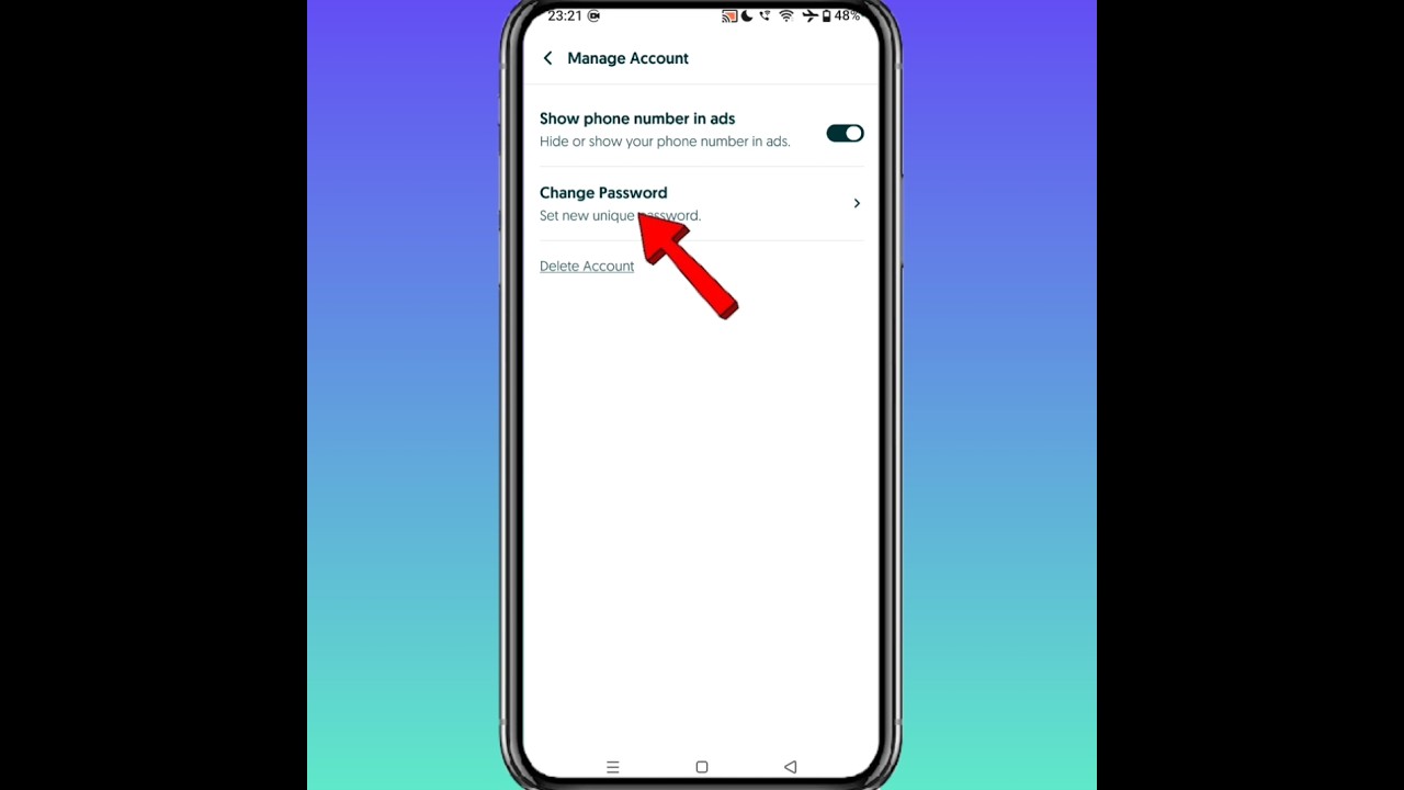 How To Change Password On Olx Account || Change Olx Password 