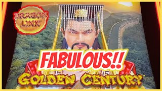 🔥Bonus on Every Denom!🍀Dragon Link Golden Century Slot Hit Today in Vegas!