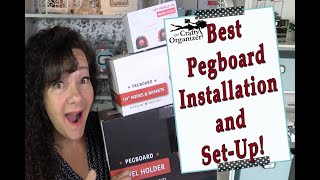 Best Pegboard Installation and Set-up!