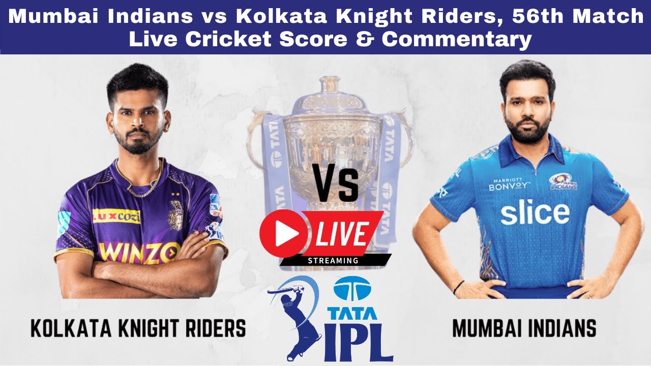 🔴IPL 2022 Live Match - MI vs KKR | Mumbai Indians vs Kolkata Knight Riders| Live Cricket 19 Gameplay