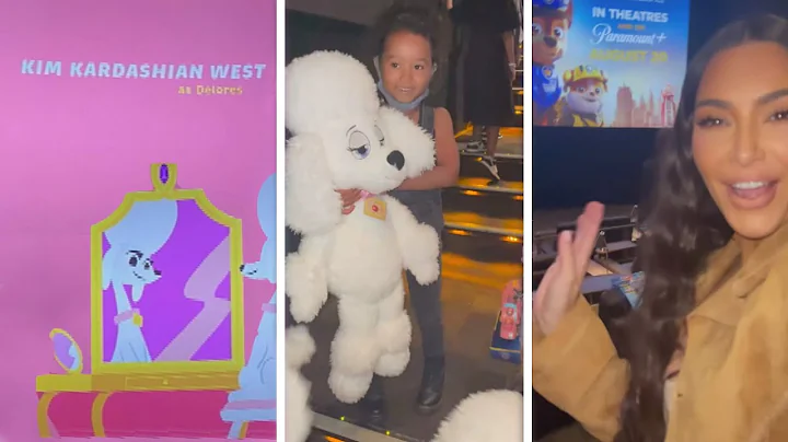 Inside Kim Kardashians Paw Patrol Screening For He...