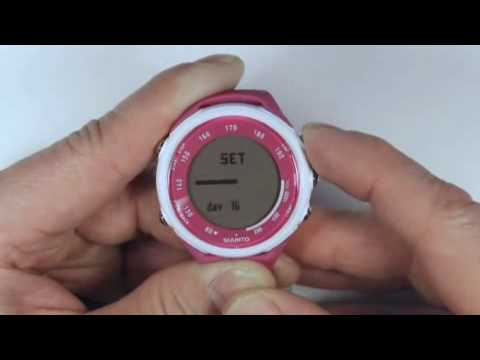 Suunto t1c - Getting started and personal settings