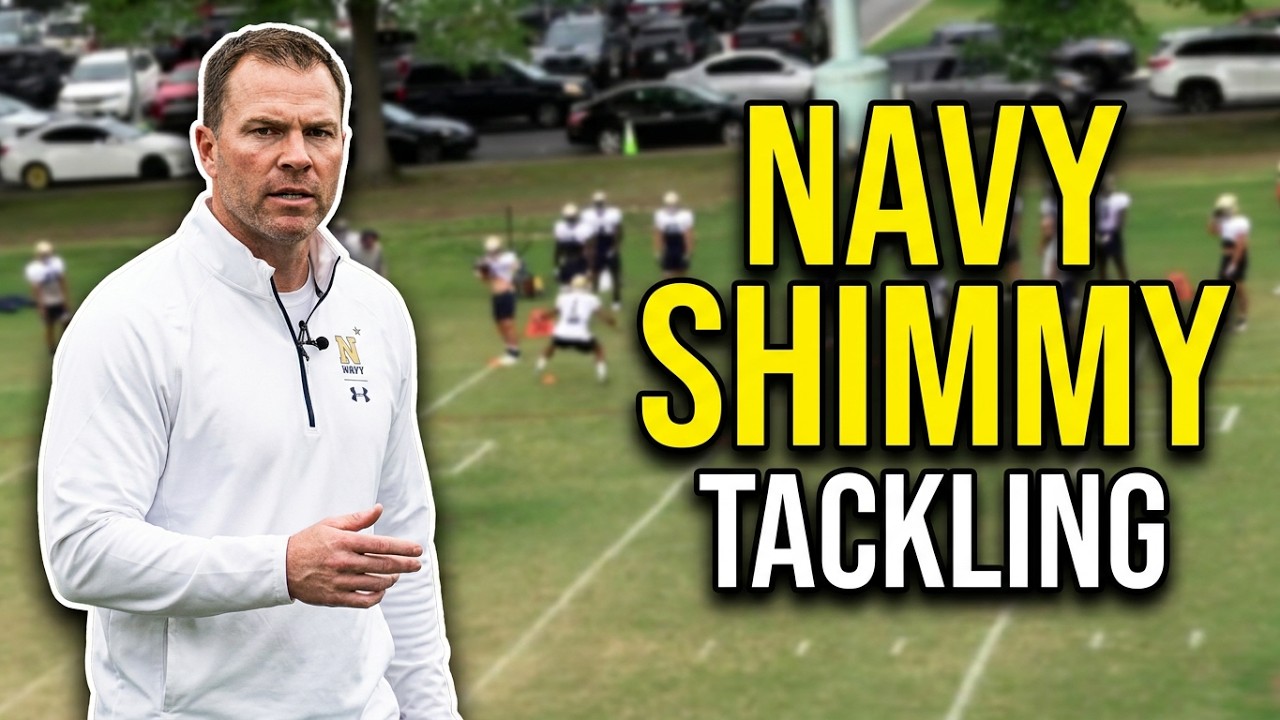 Navy DC PJ Volker - Shimmy Drill (Tackling Approach) - YouTube
