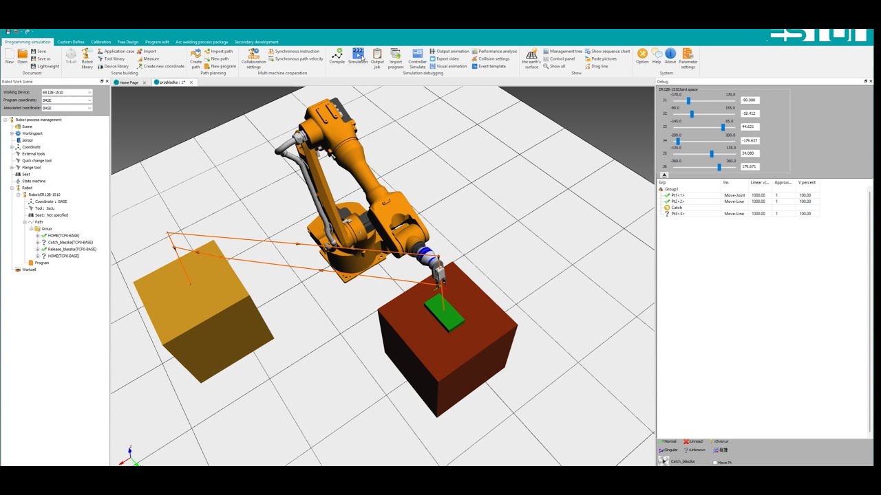 Est Simulator Components EasySimulation with EstunEditor - YouTube