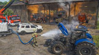 Notre FERME PREND FEU à cause d’un Tracteur en SURCHAUFFE...