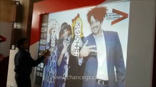 Digital Graffiti wall for Accenture Bschool Challenge at New Delhi
