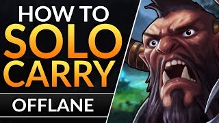 How to SNOWBALL and SOLO CARRY from the OFFLANE - Pro Tips to Rank Up | Dota 2 Centaur Guide