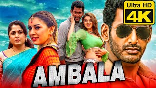 Ambala (4K Ultra HD)  Tamil Action Hindi Dubbed Full Movie | Vishal, Hansika Motwani