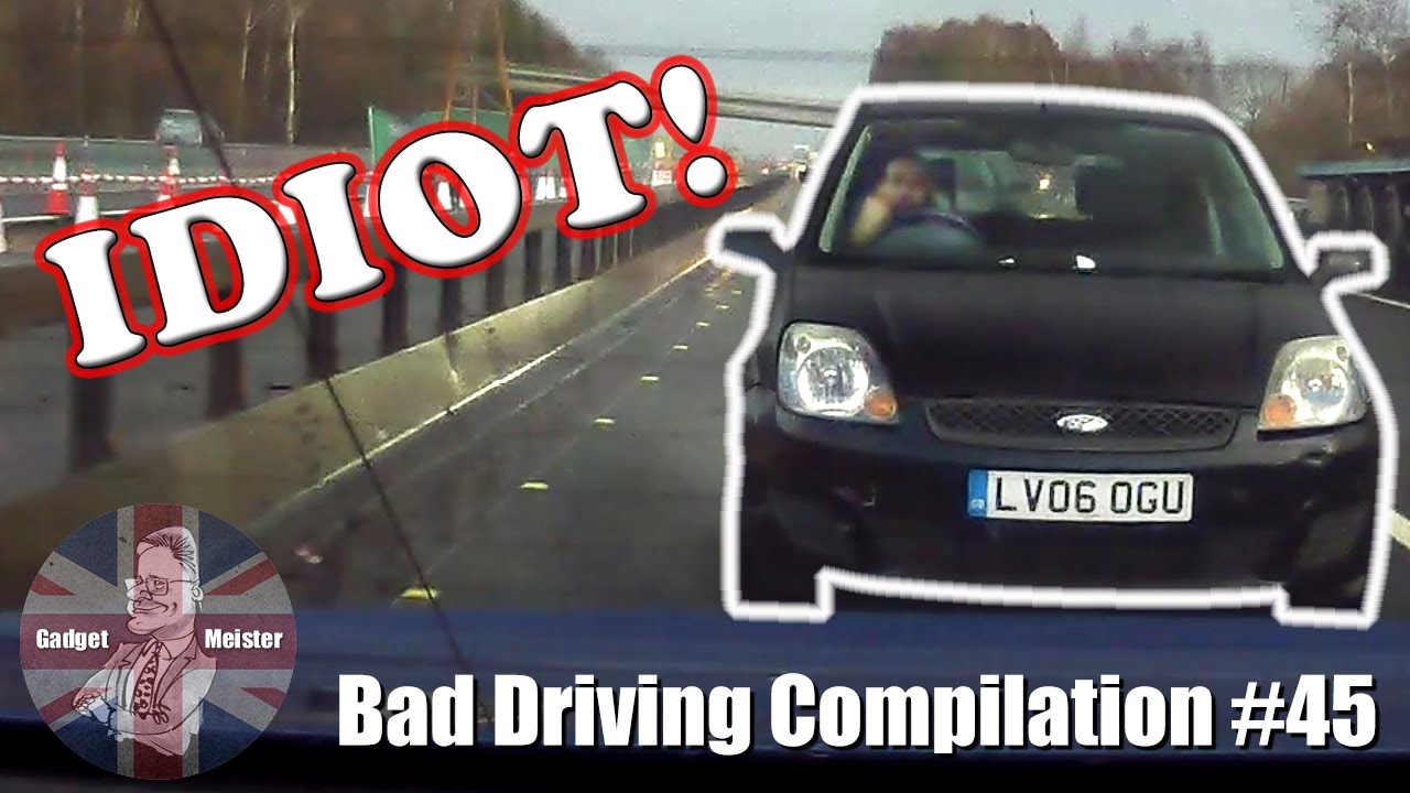 UK Dash Cam Compilation 45 - Bad Drivers & Observations - YouTube
