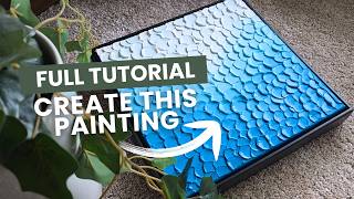 Player Profile How to Create an Ombré Textured Art Painting (Beginner Tutorial)