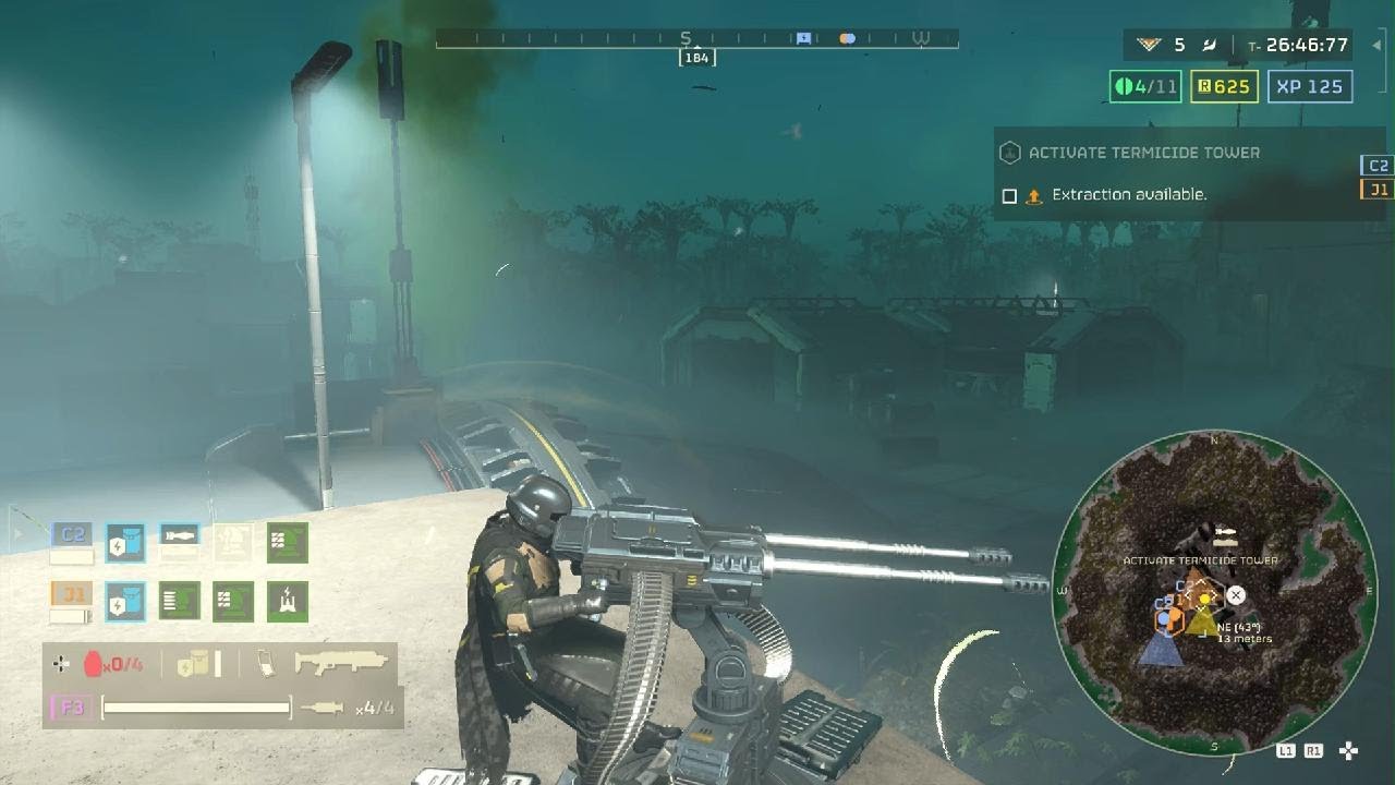 HELLDIVERS 2 Sticky HMG Emplacement - YouTube