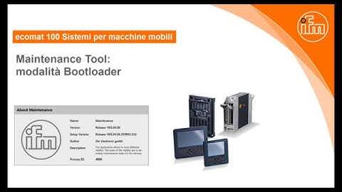 How to– Maintenance Tool: modalità Bootloader