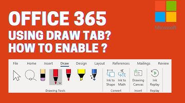 Microsoft Office 365 | Using Draw Tab
