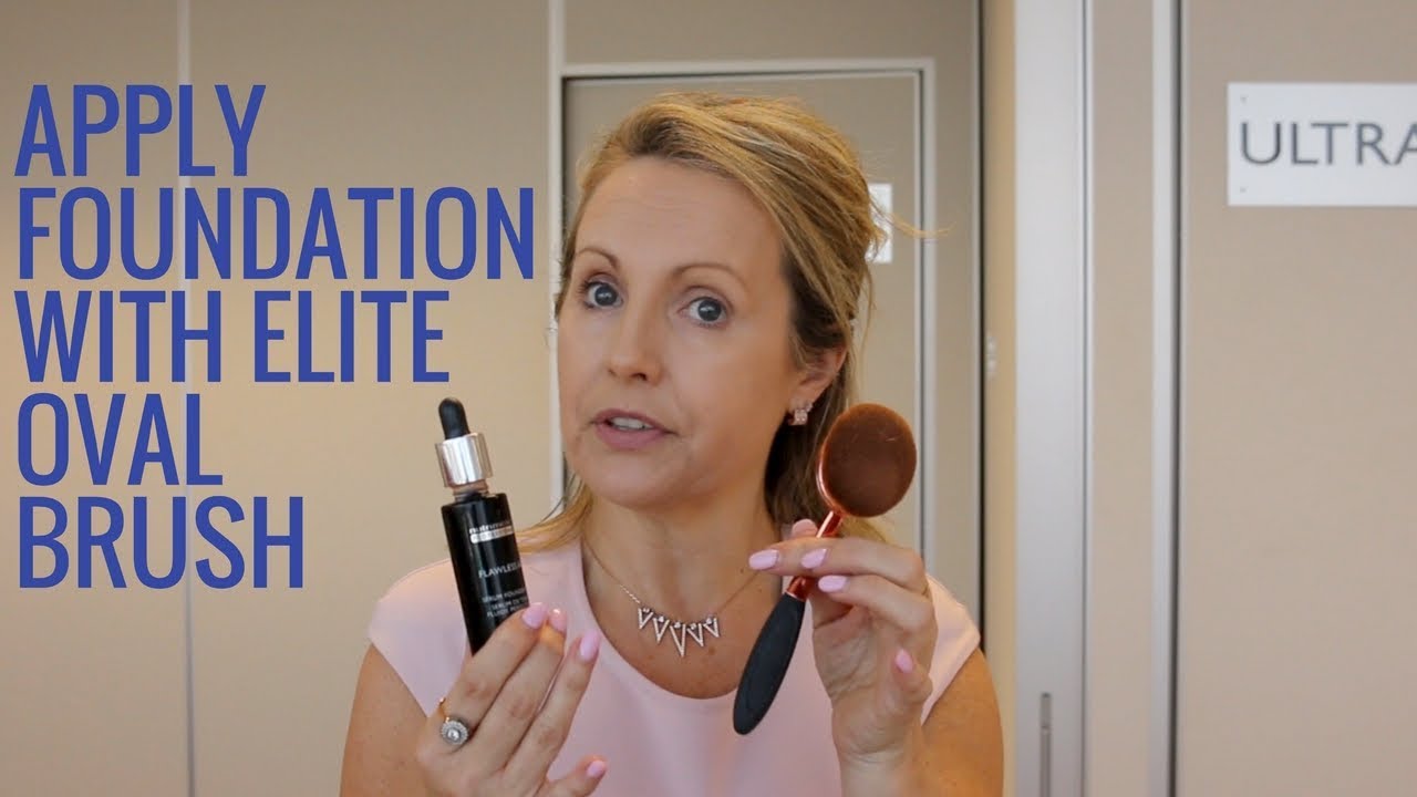 Flawless Foundation with oval brush YouTube