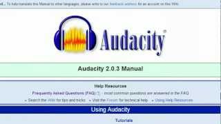 Record computer sound 'stereo mix' with Audacity Windows 7 screenshot 5