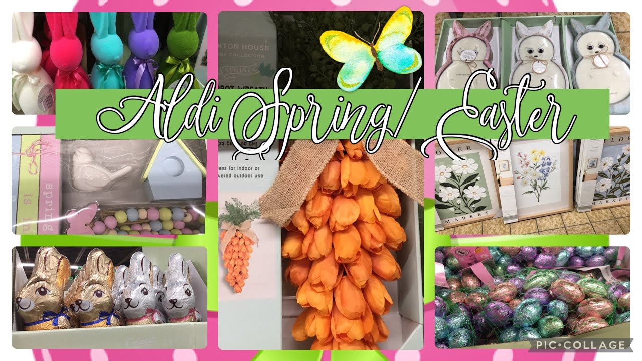 JACKPOT!! ALDI EASTER DECOR 2025/ALDI FINDS THIS WEEK!/SHOP WITH ME ...