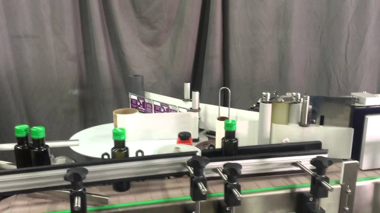 Wrap Around Labeling System, bottle containers 100 ml