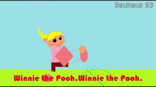 Winnie the Pooh 2015 Song in More Font Shapes