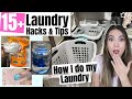 15 LAUNDRY HACKS & TIPS YOU NEED TO KNOW | How I Do My Laundry Efficiently