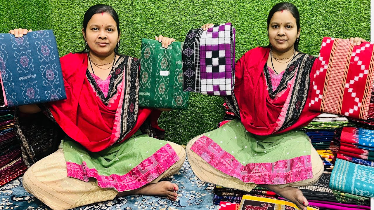 ମାତ୍ର 750/- 850/- ରେ ସମ୍ବଲପୁରୀ ଡ୍ରେସ ସେଟ ଘିନି ନଉନ #HirakudVlogger ଘରୁ