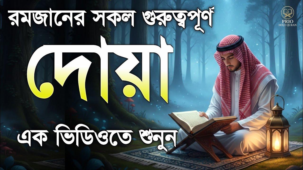 রমজানের সকল গুরুত্বপূর্ণ দোয়া  All Important Ramadan Dua  By Alaa Aqel
